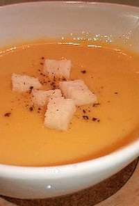 ♪お豆腐deとろーりかぼちゃの冷製スープ