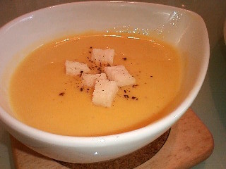 ♪お豆腐deとろーりかぼちゃの冷製スープの画像