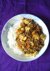 カレー麻婆豆腐ライス