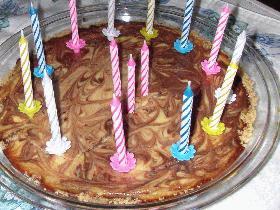 妹の誕生日☆マーブルチーズケーキの画像
