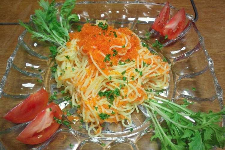 トビコの冷製パスタ レシピ 作り方 By Saku3940 クックパッド 簡単おいしいみんなのレシピが376万品