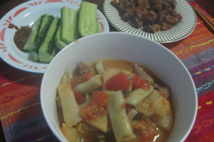 夏野菜肉じゃが 中国家庭料理 レシピ 作り方 By 小龍包 クックパッド 簡単おいしいみんなのレシピが352万品