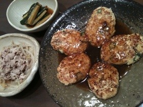 豆腐とオクラのハンバーグ★あんかけ★の画像