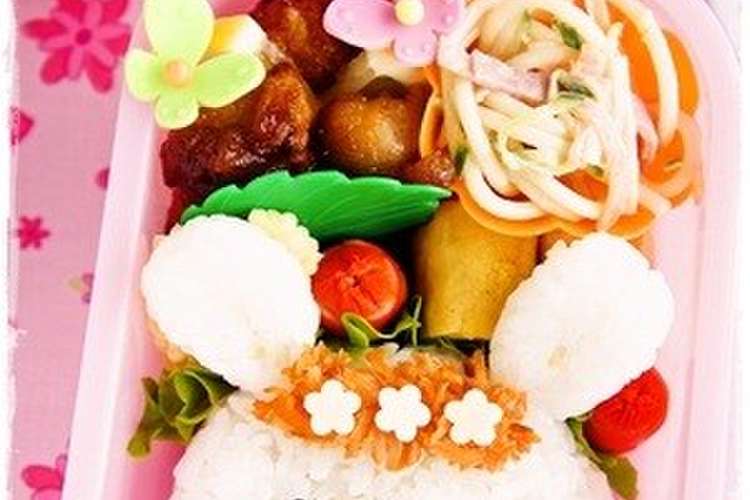 キャラ弁 簡単 お花冠のうさぎちゃん レシピ 作り方 By ちっち クックパッド 簡単おいしいみんなのレシピが359万品