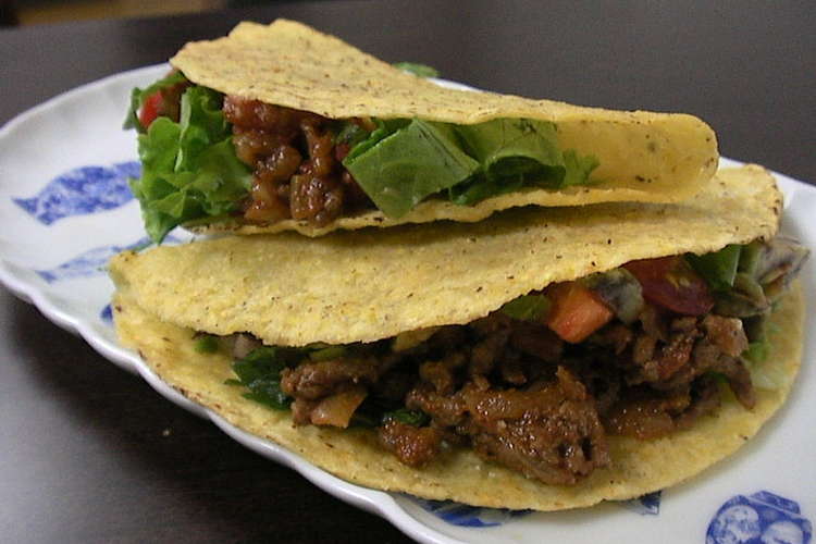 ビーフ タコス レシピ 作り方 By Pcwp クックパッド 簡単おいしいみんなのレシピが350万品