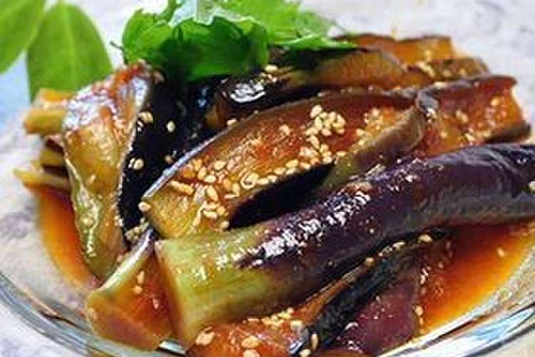 あと一品 電子レンジde茄子の韓国風 レシピ 作り方 By Commeline クックパッド