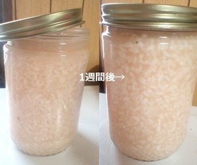 500g瓶を使って簡単♪話題の塩麹作り