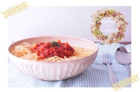 *トマトと野菜たっぷりのミートソース*