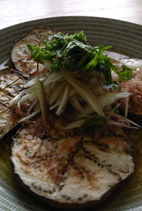 魚焼き器で♪ナスの焼きびたし