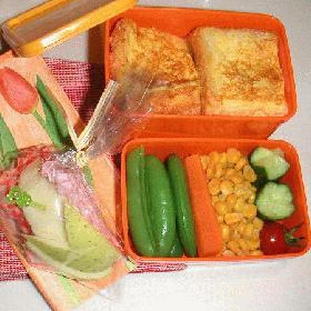 フレンチトーストのお弁当 For女子高生 レシピ 作り方 By きなり クックパッド 簡単おいしいみんなのレシピが355万品