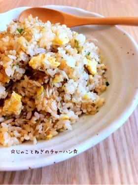 ☆じゃことねぎのチャーハン☆