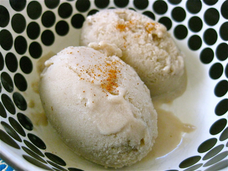 お豆腐と豆乳で作るバナナアイスクリームの画像