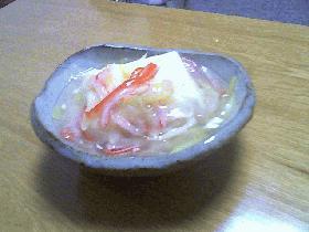 豆腐のかにあんもどき