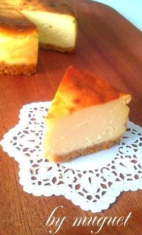 簡単!しっとり濃厚ベイクドチーズケーキ