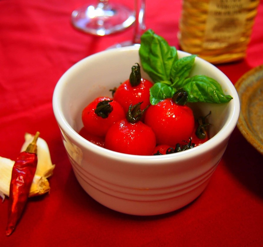 バルサミコが香るプチトマトのマリネ♪の画像