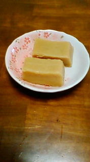 レンジで簡単!もちもちきなこ ういろう