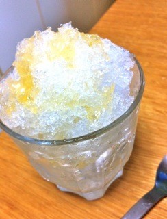 夏おやつ♡はちみつレモンかき氷の画像