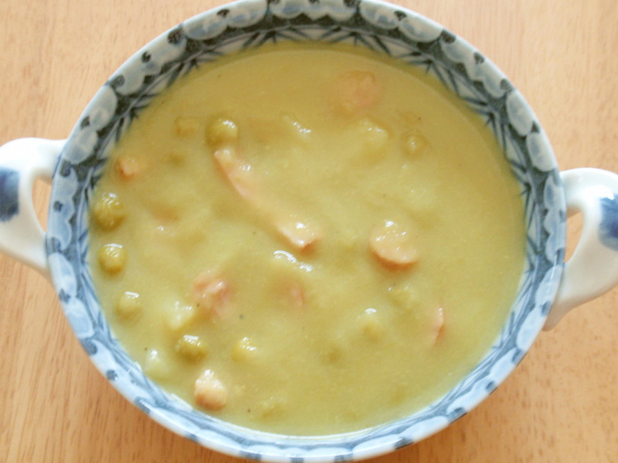 ドイツ風グリンピースのスープの画像