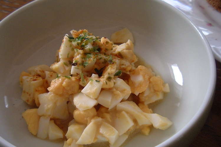 お弁当にも ゆで卵の和風ポン酢和え レシピ 作り方 By ｋａｈｏ ｍ クックパッド 簡単おいしいみんなのレシピが370万品