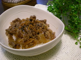 夏でも!食べたくなるガッツリ牛丼☆