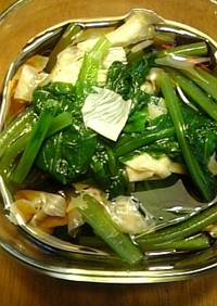 小松菜と湯葉のおひたし