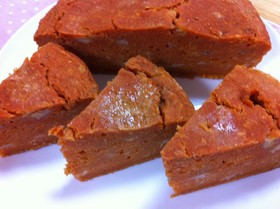 おからとバナナのお野菜ケーキ