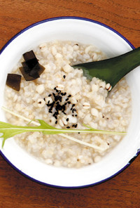 【玄米さん美養膳】玄米とハト麦の朝のお粥