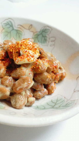 *からしマヨ納豆~七味かけ~*