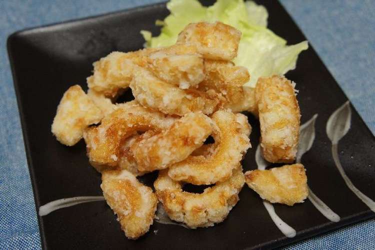 白ゴーヤの味噌から揚げ♪