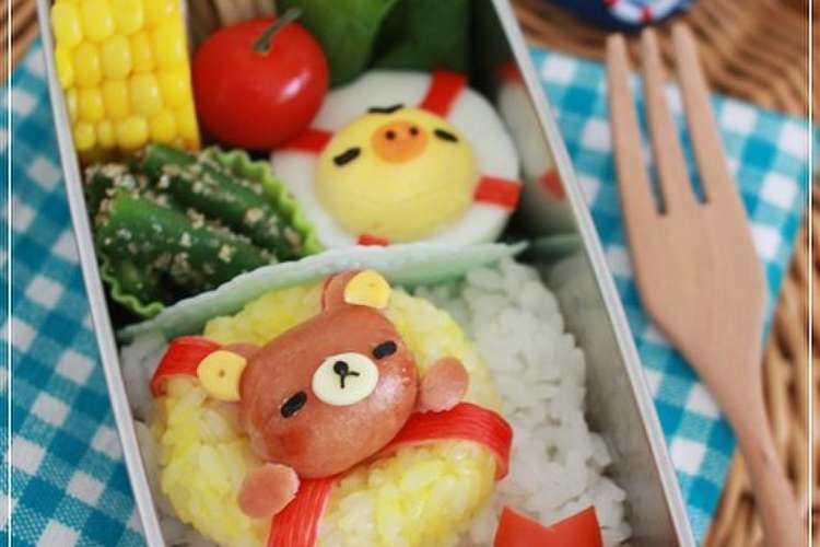キャラ弁 コロコロウインナーのリラックマ レシピ 作り方 By Momo クックパッド 簡単おいしいみんなのレシピが356万品