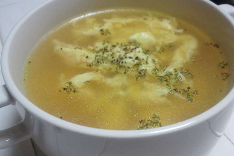 簡単イタリアン 卵とチーズのスープ レシピ 作り方 By しょーこりん クックパッド