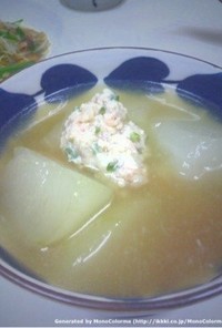 冬瓜と鶏ミンチ団子スープ