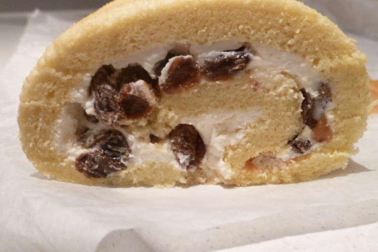 カロリー控えめラムレーズンロールケーキ レシピ 作り方 By Maman010 クックパッド 簡単おいしいみんなのレシピが359万品