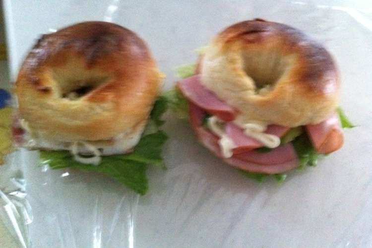 ベーグルサンド レシピ 作り方 By 晴大好き クックパッド 簡単おいしいみんなのレシピが364万品