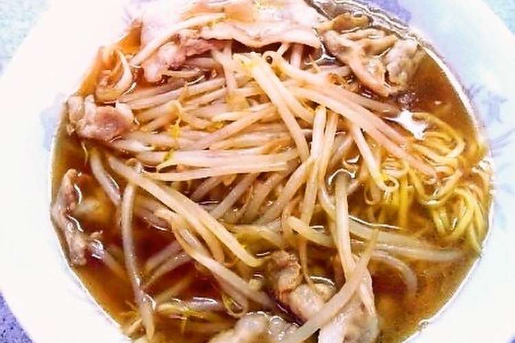 即席ラーメンにひと工夫 特製の豚もやし麺 レシピ 作り方 By もちっしゃ クックパッド 簡単おいしいみんなのレシピが350万品