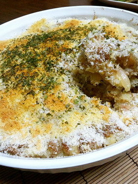 ポテトと挽肉の和風オーブン焼き