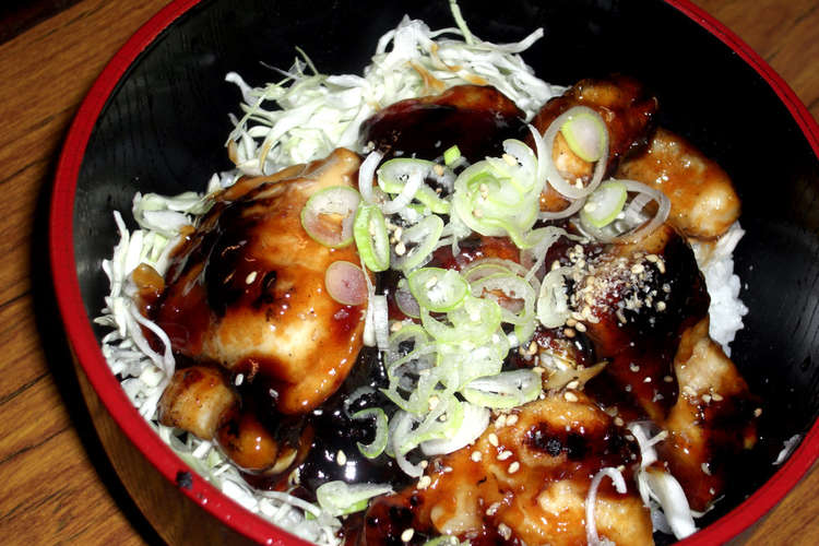 鶏の竜田揚げ丼 レシピ 作り方 By 岩上智一郎 クックパッド