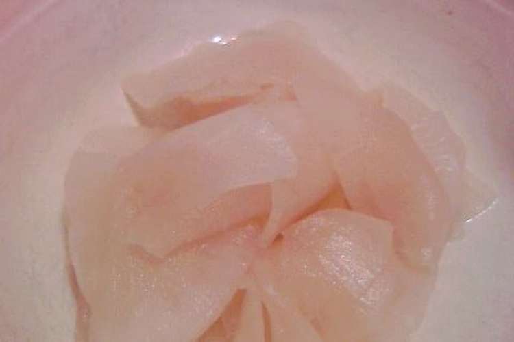 大根の甘酢漬 ほんのりピンク色 レシピ 作り方 By Picalino クックパッド 簡単おいしいみんなのレシピが366万品