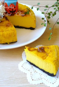 水切りヨーグルト☆かぼちゃチーズケーキ