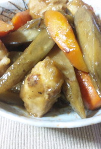 鶏肉とごぼうの炒め煮