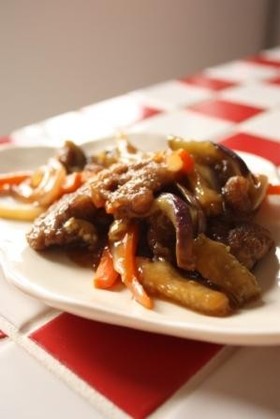 牛肉の甘酢炒め❤
