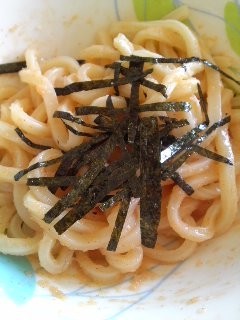 明太子うどん【5分で出来るよ！】の画像