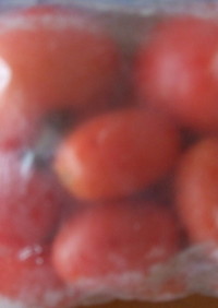 トマトの保存は冷凍庫♪
