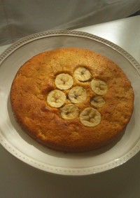 ☆卵2個で作る　黒糖バナナパウンドケーキ