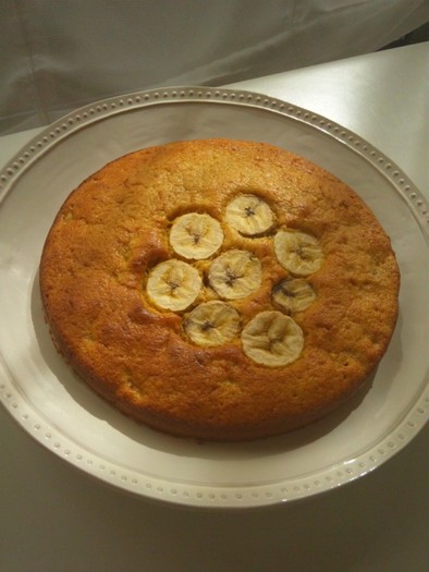 ☆卵2個で作る　黒糖バナナパウンドケーキの写真