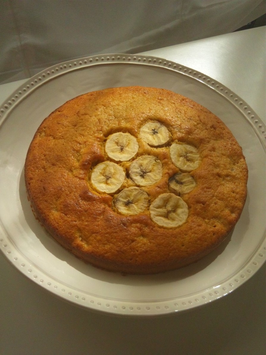 ☆卵2個で作る　黒糖バナナパウンドケーキの画像