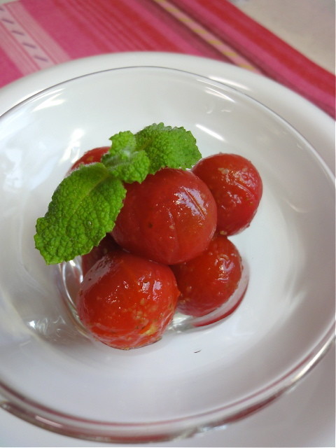 ミニトマトの柚子胡椒マリネの画像