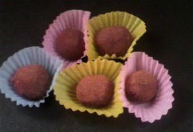 低カロリーで簡単チョコトリュフ