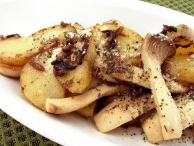 エリンギとじゃがいものアンチョビソテー