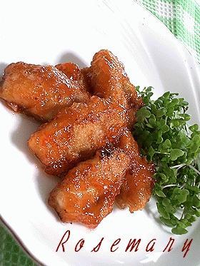 鶏ささみの梅肉たれ焼き